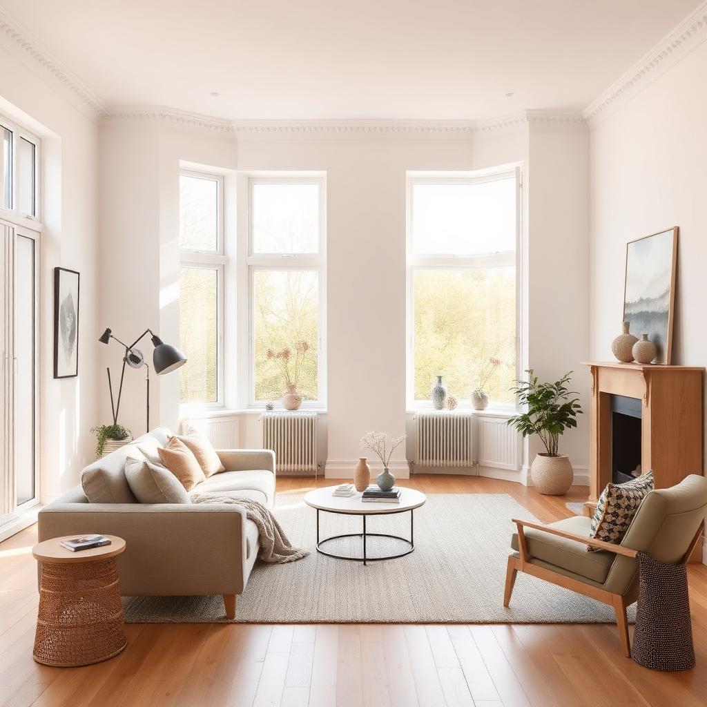 Bright Living Room Repaint